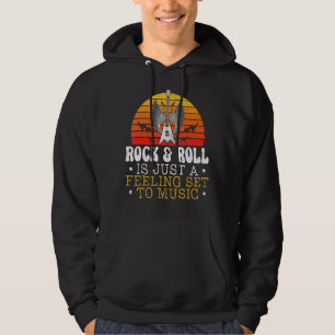 Rock and Roll ist nur ein Gefühl zu Set Music Guit Hoodie