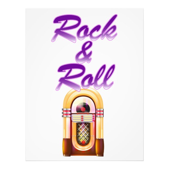 Rock and Roll Jukebox Fotodruck (Vorne)