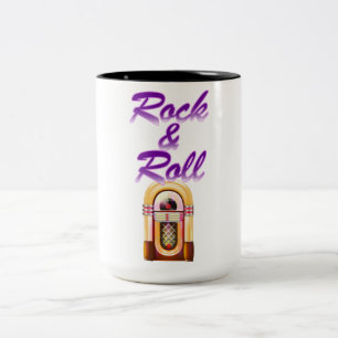 Rock and Roll Jukebox Zweifarbige Tasse