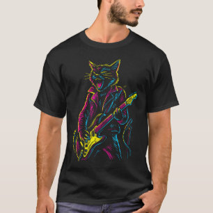 Rock And Roll Katze T-Shirt