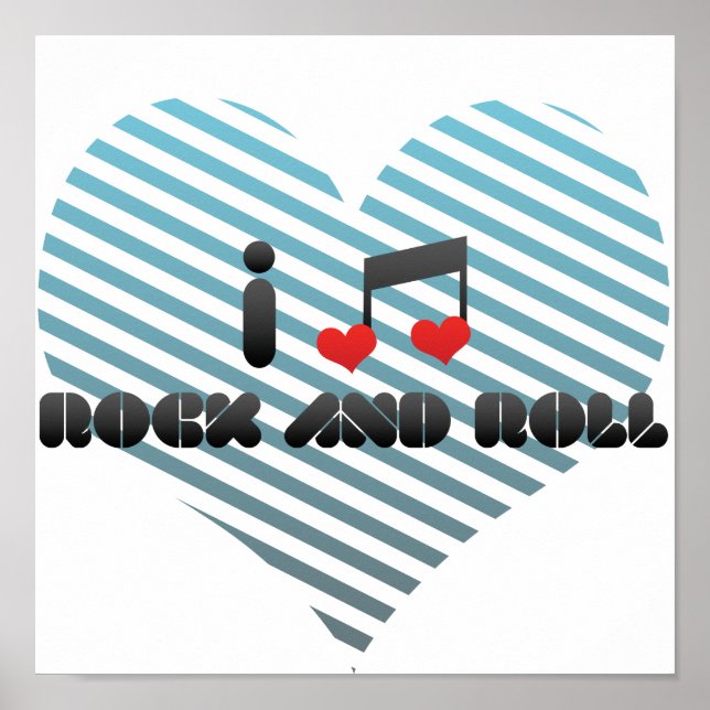 Rock-and-Roll-Lüfter Poster (Vorne)