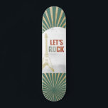 Rock and Roll Modern Skateboard<br><div class="desc">Mit einem funky E-Gitarrendesign sind diese Boards moderne Kunstwerke,  die sich perfekt für Adrenalin-Junkies und Musikliebhaber eignen.</div>