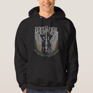 Rock and Roll Music Gitarre Hoodie