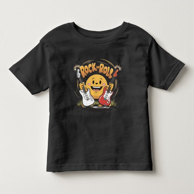 Rock and Roll Musical Juggler Kleinkind T-shirt (Vorderseite)