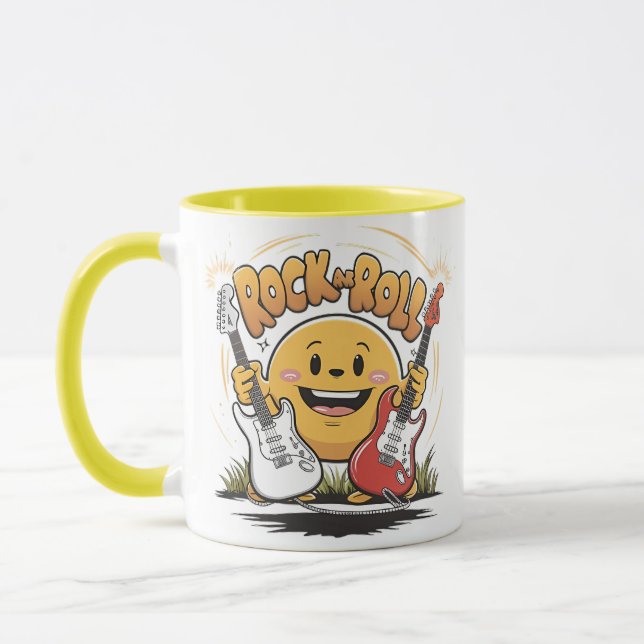 Rock and Roll Musical Juggler Tasse (Links)