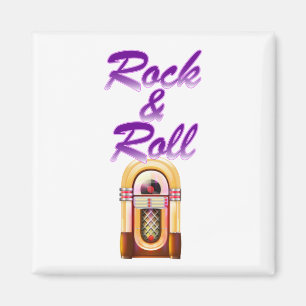 Rock and Roll Musikbox Magnet
