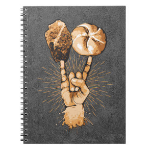 Rock and Roll Notizbuch Notizblock