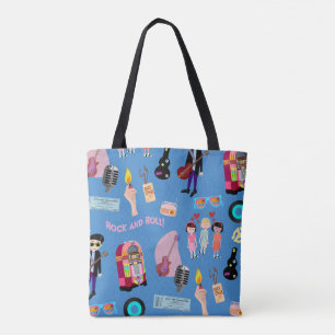 Rock and Roll Oldies Cartoon Cute Fun Muster