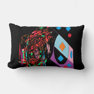 Rock and Roll Pop Designer Kissen schwarz