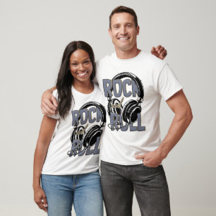 Rock And Roll Retro-Musik T-Shirt