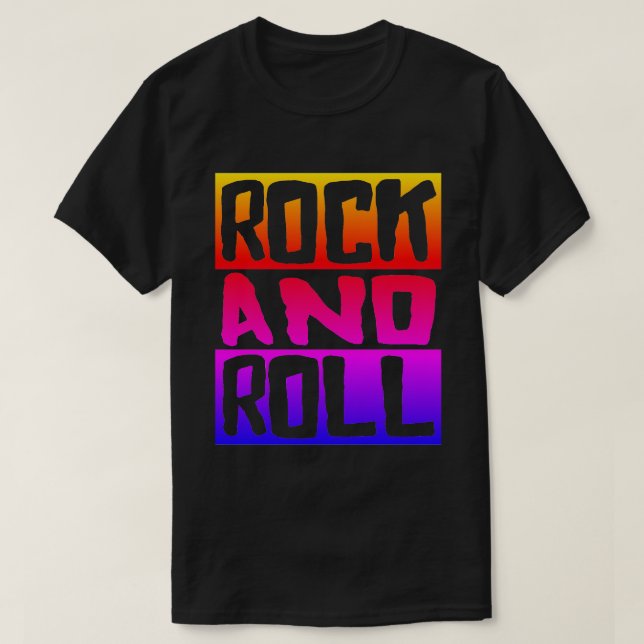 Rock-and-Roll Retro T-Shirt (Design vorne)