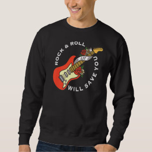 Rock and Roll Rette dir lange Live Rock und Ro Sweatshirt