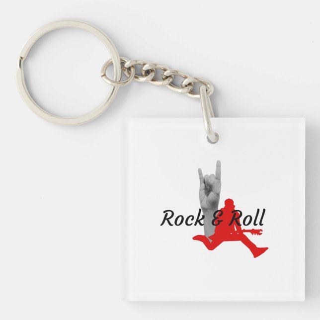 Rock And Roll Schlüsselanhänger (Vorderseite)