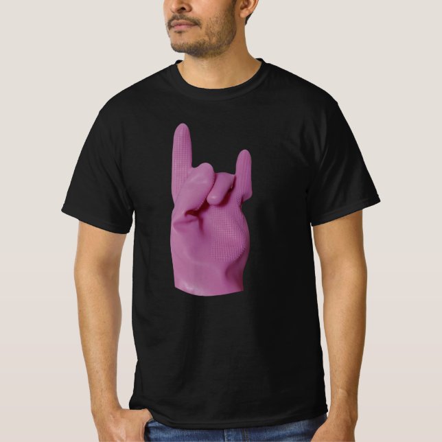 Rock and Roll Sign T-Shirt (Vorderseite)