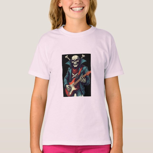 "Rock and Roll Skull T-Shirt (Vorderseite)