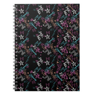 Rock and Roll Spiral Foto Notebook Notizblock