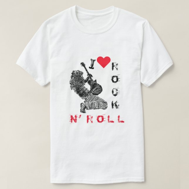 Rock and Roll T - Shirt (Design vorne)