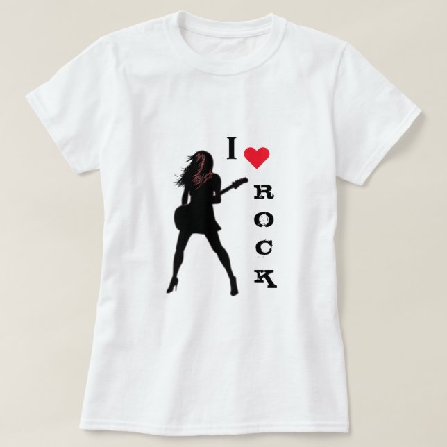 Rock and Roll T - Shirt (Design vorne)