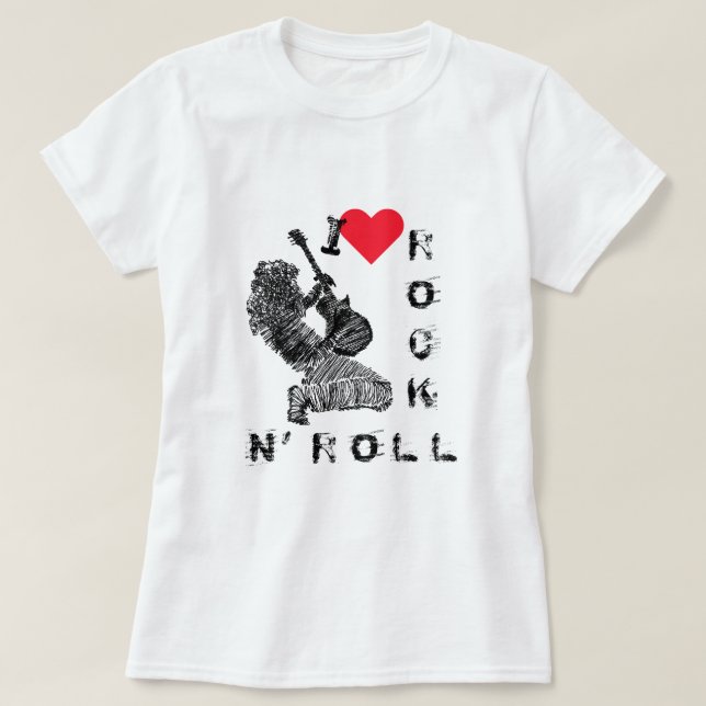 Rock and Roll T - Shirt (Design vorne)