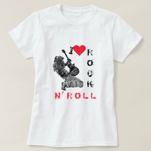 Rock and Roll T - Shirt (Design vorne)