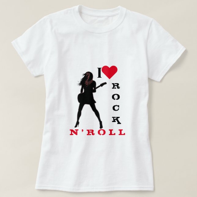 Rock and Roll T - Shirt (Design vorne)