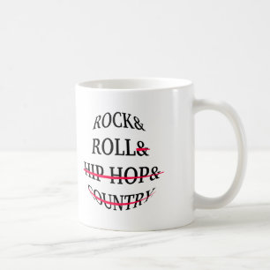 Rock and Roll Text Tasse