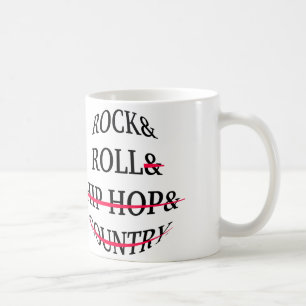 Rock and Roll Text Tasse