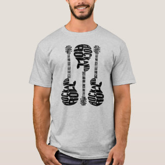 Rock and Roll Textdesign T-Shirt