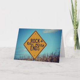 Rock-and-Roll und alles Gute zum Geburtstag Karte