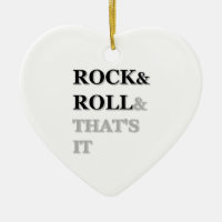 Rock and Roll und das war's