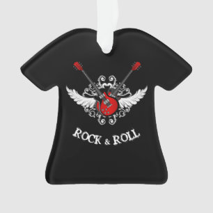 Rock and Roll Vintage Gitarren Ornament
