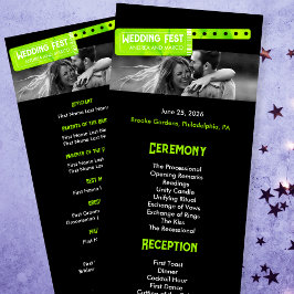 Rock and Roll Wedding Festival Programm