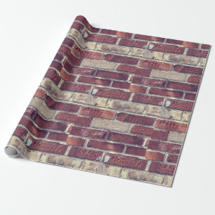 Rock-and-Roll-Ziegelwand-Geschenkpapier Geschenkpapier