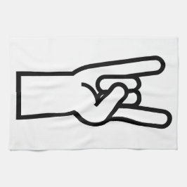 Rock-and-Rollhand Geschirrtuch