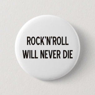 Rock-and-Rollprodukte u. Entwürfe! Button