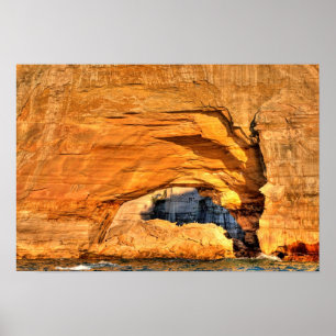 Rock Arch, Pictured Rocks National Lakeshore, MI Poster