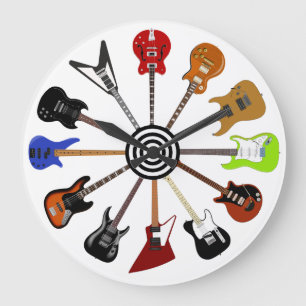 Rock Around the Clock Große Wanduhr