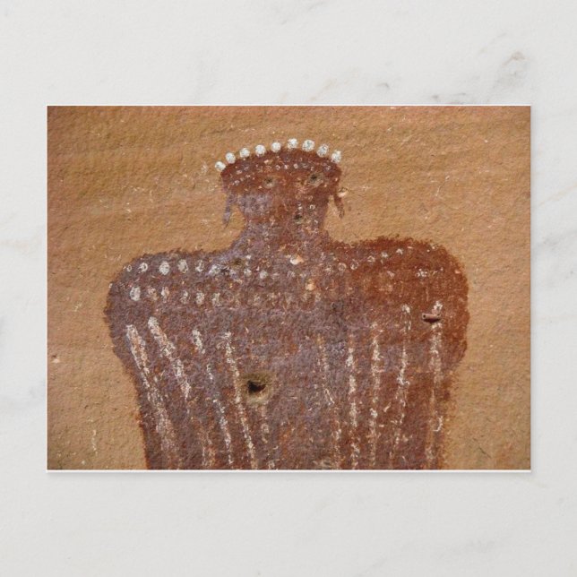 Rock Art Template Postkarte (Vorderseite)