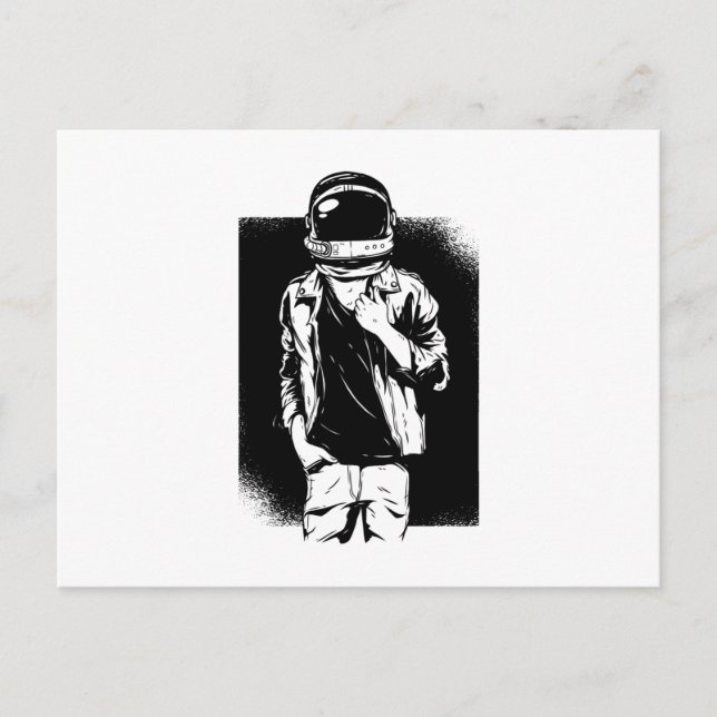 Rock Astronaut Postkarte (Vorderseite)