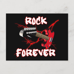 Rock auf ewig postkarte