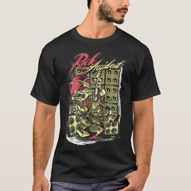 Rock Auident T-Shirt (Vorderseite)