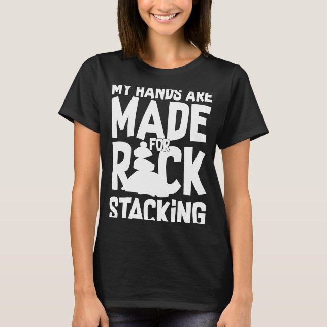 Rock Balancing Stone Stacking Game Balancer 1 T-Shirt (Vorderseite)