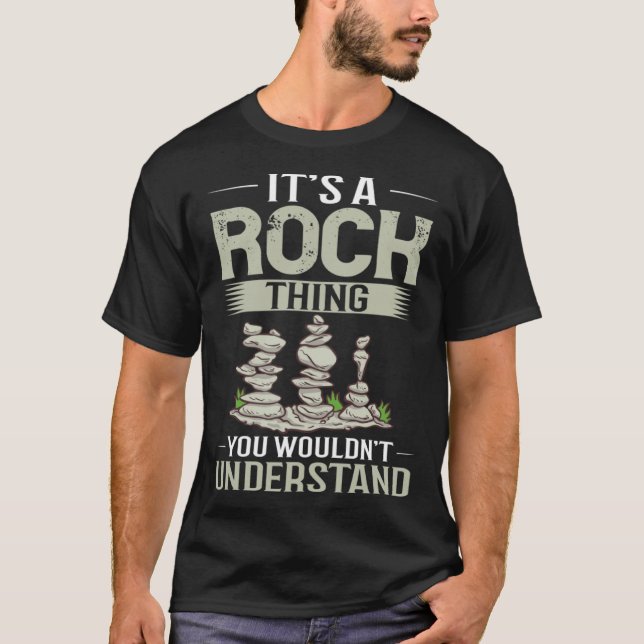 Rock Balancing Stone Stacking Game Balancer 6 T-Shirt (Vorderseite)