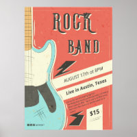 Rock Band - Design für Musikveranstaltungen im Ret