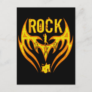 ROCK BAND POSTKARTE
