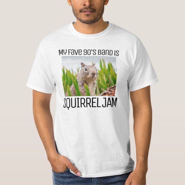 Rock Band Squirrel Jam T-Shirt (Vorderseite)