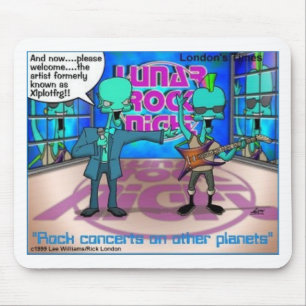 Rock Bands auf anderen Planeten Funny Gifts & T-Sh Mousepad