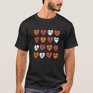 Rock Bands Hearts Candy Valentinstag Fan Music L T-Shirt
