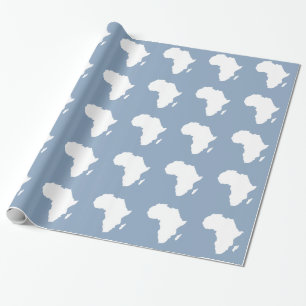 Rock Blue Audacious Africa Geschenkpapier