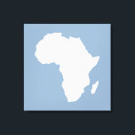 Rock Blue Audacious Africa Leinwanddruck<br><div class="desc">Afrika kartografiert Kontur in Weiß mit Kontrastfarben in Emporio Moffas "Safari"-Palette,  inspiriert durch die wagemutige Abenteuerlust und Wildnis des Kontinents.</div>